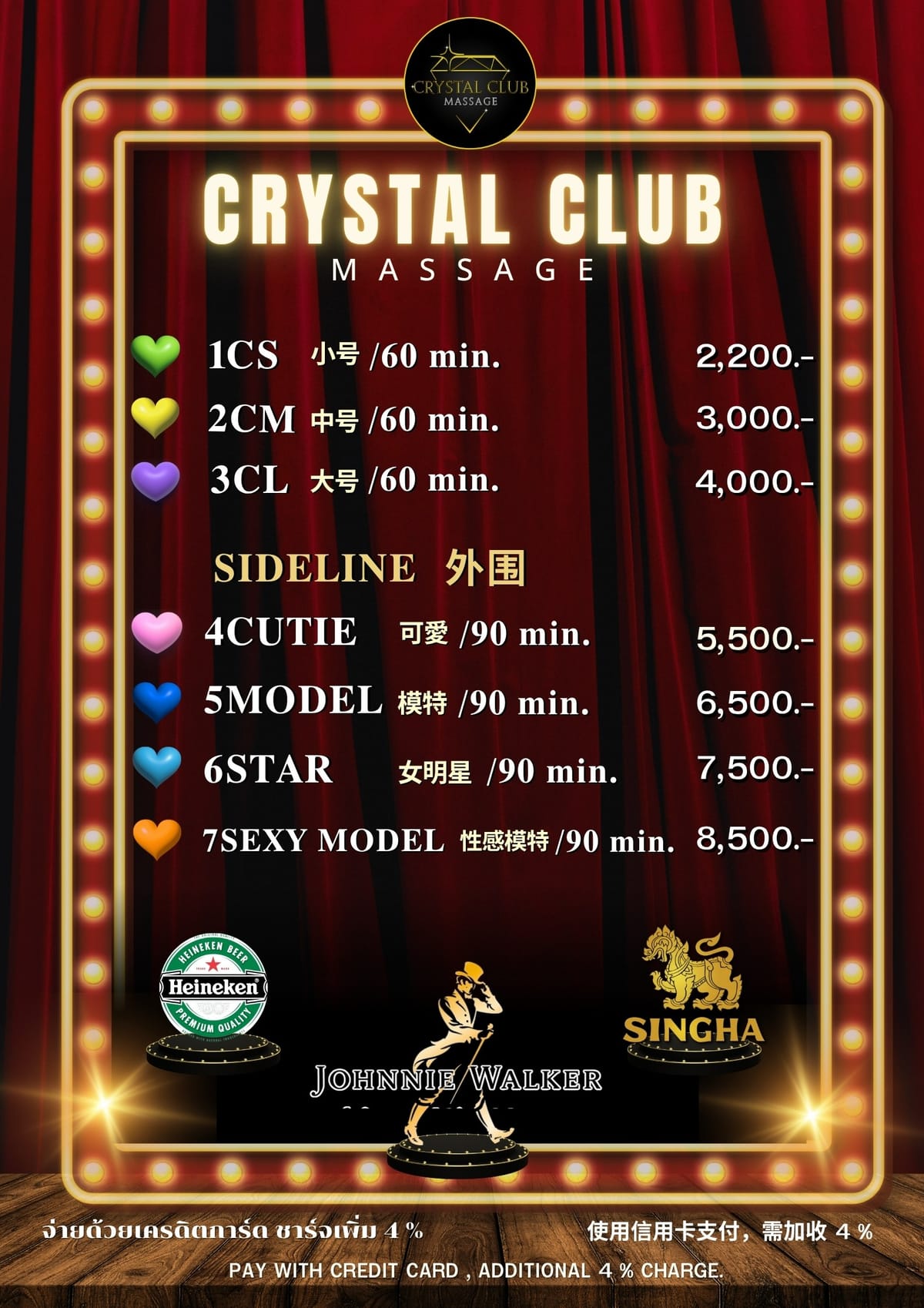Crystal Club — Soapy Massage interior photo 2 in Chiang Mai